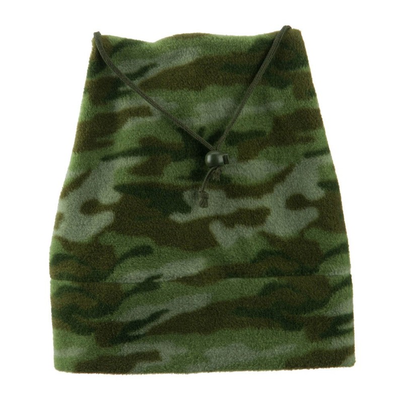 Mega Cap Camo Fleece Adjustable Hat - Green OSFM