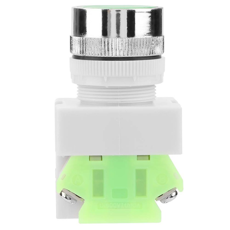 Green Push Button Momentary Switch, 22mm Mount LAY37-11BN Auto Reset