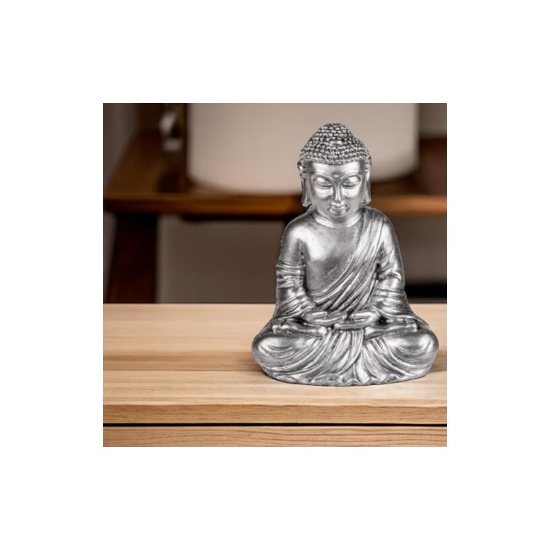 Out of the blue Decorative Object/Zen Buddha Statue/Material: Polyresin/Dimensions: 15