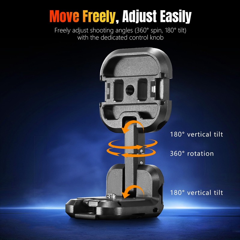 Magnetic Mount for DJI OSMO Pocket 3/Pocket 4, Aluminum Extension