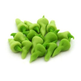 MyTinyWorld 6 x Dolls House Miniature Green Cayenne Peppers