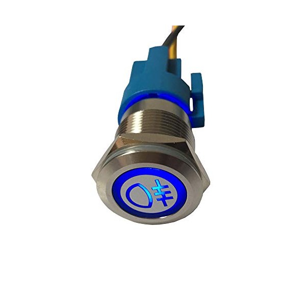ESUPPORT ESUPPORT 12V Car Vehicle Blue LED Light Rear Fog