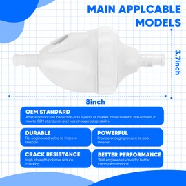 [Upgraded] Polaris Pool Cleaner G52 Backup Valve Replacement, Compatible with Polaris 180,280,380,480,3900 Pool Cleaner, The Valve Body has Been Reinforced, Longer Life Than Zodiac G52
