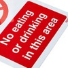 Caledonia Signs 13232E No Eating Or Drinking In This Area