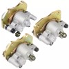 Caltric Front Rear Brake Caliper W/ Pad For Can-Am Outlander