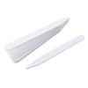 Delatanus 6 Inch Plant Markers, White - 100pcs