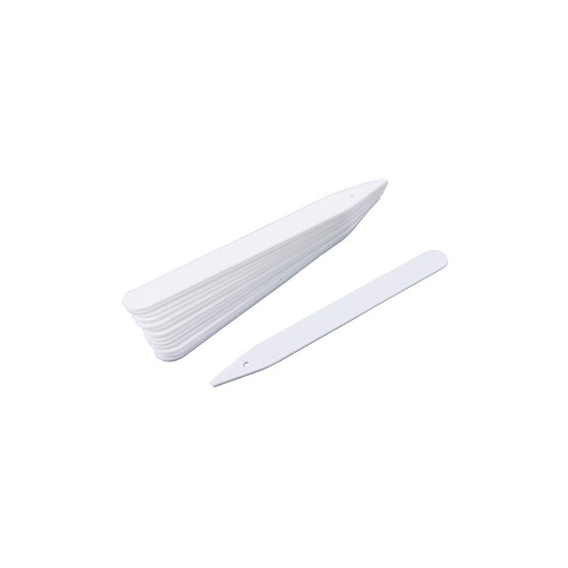Delatanus 6 Inch Plant Markers, White - 100pcs