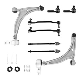 Front Complete Control Arms Assembly Kit w/Ball Joint Compatible With 2002-2006 Altima 2004-2008 Maxima,K620166, K620167, K90352, K90353, EV427, ES3438 Automotive Suspension Kit