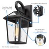 Luminzone Outdoor Light Fixtures Wall Mount, Waterproof Exterior Wall Lanterns