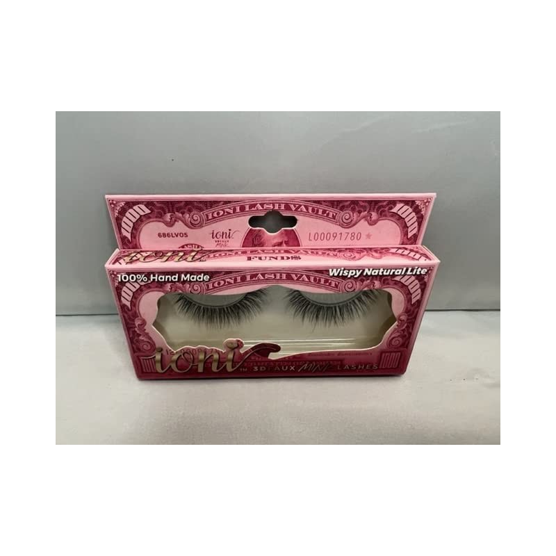 WISPY NATURAL LITE, VEGAN, 100% HANDMADE, FAUX MINK LASHES