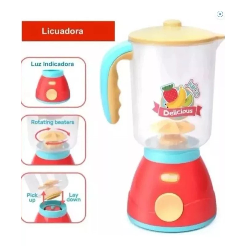 KFMX Juguete Licuadora Electrodoméstico Infantil Con Luz Y Sonido