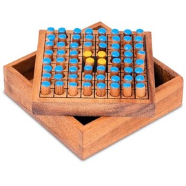 LOGOPLAY Turn the Stone Size S - for 2 Players - Playing Field 11 x 11 cm - Strategy Game