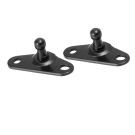 A ABSOPRO Auto Ball Studs Mounting Brackets 10mm Mounting Adapters (Set of 2)
