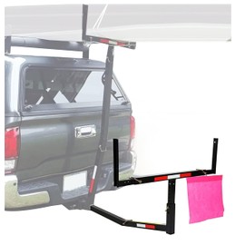 Adjustable Steel Pick Up Truck Bed Hitch Extender Extension Rack for Boat Lumber Long Loads Canoe Ladder