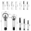 12 Piece Nut Breaker Set, Rusted Damaged Bolt Screw Removal,