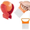 Tomato Slicer Holder Kit Tool Cutting Guide Onion Potato Pepper