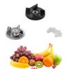 2 Pcs 250W Base Gear with 6 Pcs Rubber Bushing