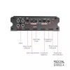 Recoil DI550.4 Full-Range Class-D 4-Channel Car Audio Amplifier, Bridgeable