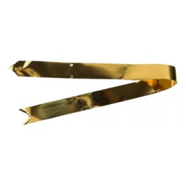 Celosa 50 Pzas Celomagico Moño Liso Mediano Metálico Celosa Color 10-oro