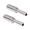 Beduan Stainless Steel Reducing Splicer Mender, 3/8" to 5/16" Barb