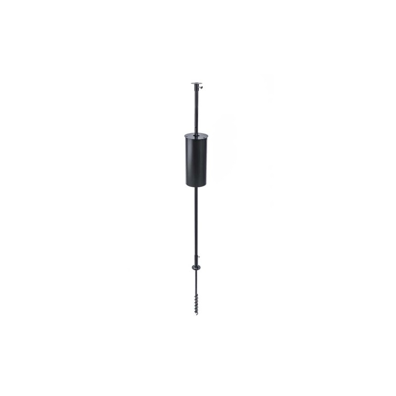 Birds Choice Pole KIT 1 Flange Bird Feeder, 60-Inch, Black