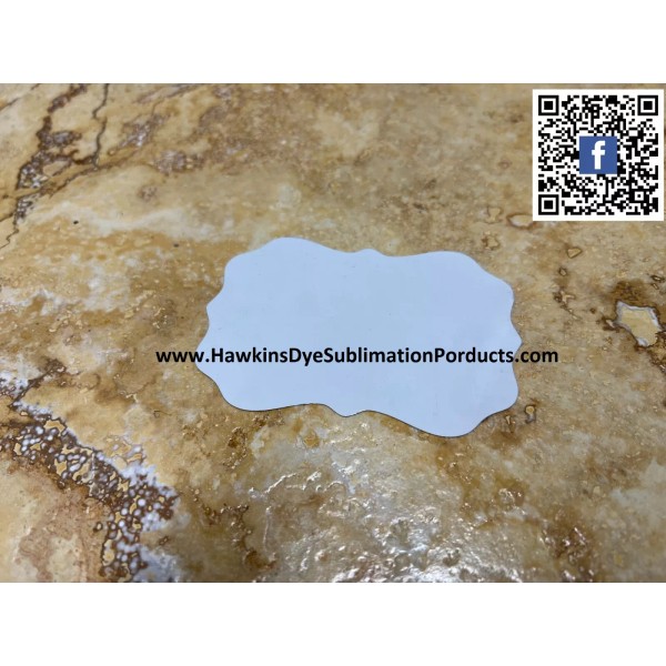 hawkinsdyesublimationproducts Fairfax (Benelux) Ornament Aluminum Dye Sublimation Blanks NO HOLES