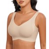 ZHUHOUSE Bras for Women Non Wired Seamless Comfortable Brassiere Full