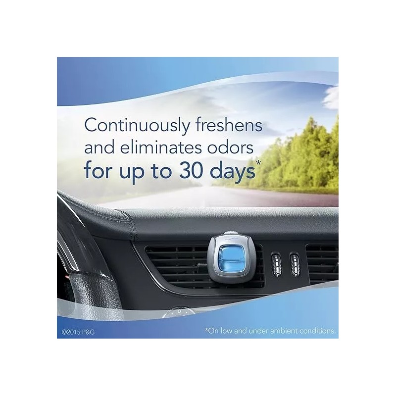Febreze Aromatizante Auto Caja 8 Paquetes Linen And Sky.