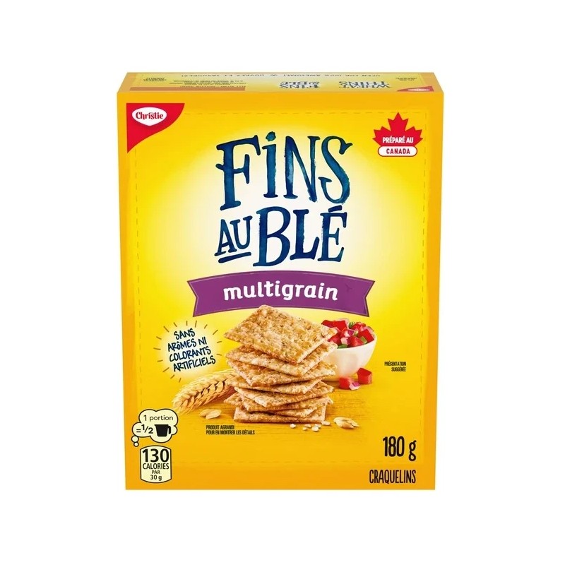 Wheat Thins Multigrain Crackers, 180g (4 Pack)