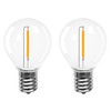 Holiday Bright Lights G40 LED Replacement Bulbs Warm White Dimmable