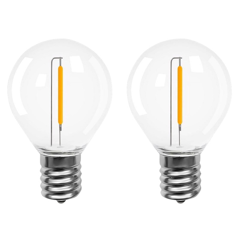 Holiday Bright Lights G40 LED Replacement Bulbs Warm White Dimmable
