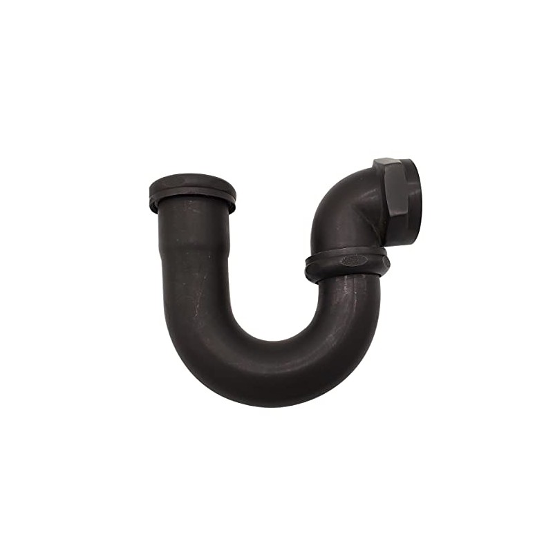 Westbrass D402LA-12 1-1/2" Brass LA Code P-Trap, Oil Rubbed Bronze