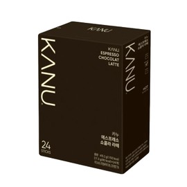 KANU Espresso Chocolat Latte Instant Coffee Mix, 24 Sticks (17.3 g Each) — Balanced Dark Chocolate & Espresso, Smooth Latte Cremer, Enjoy Hot or Iced