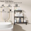 BAYKA Wall Shelves for Bedroom Decor, Floating Wall Shelves for