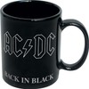 ICUP AC/DC Back in Black 18 oz Black Ceramic Mug