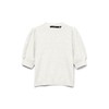 VERO MODA Women's Vmdoffy 2/4 O-Neck Pullover Ga Noos, Snow