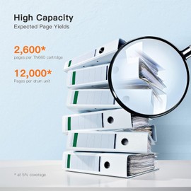 E-Z Ink Compatible Toner Cartridge & Drum Unit Replacement for Brother TN660 TN630 DR630 High Yield to use with HL-L2380DW HL-L2300D HL-L2340DW MFC-L2680W MFC-L2740DW Printer (Black, 3 Pack)