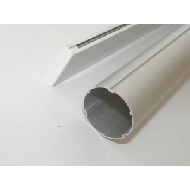 METechs 22" to 94" Roller Shade Blind 1 1/2" Aluminum Tube Rod & Weight bottom Bar   - 22"
