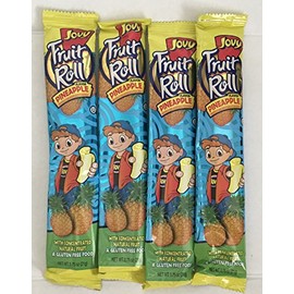 0.75oz Jovy Fruit Roll Snack Pineapple (4 Single Packets)