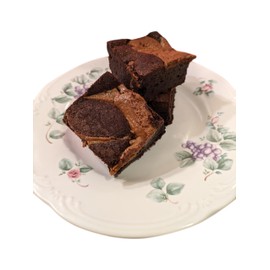 Ruth's Gourmet Brownies Peanut Butter Swirl Extra Fudgy in Pink Box Shipped Within Hours Of Being Removed From The Oven 1 Dz