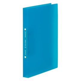 King Jim 641TSP A4 Ring File Simple (Transparent) Blue