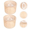 BIUDECO Decorative Rattan Lampshade Ceiling Light Covers 2pcs Woven Lamp