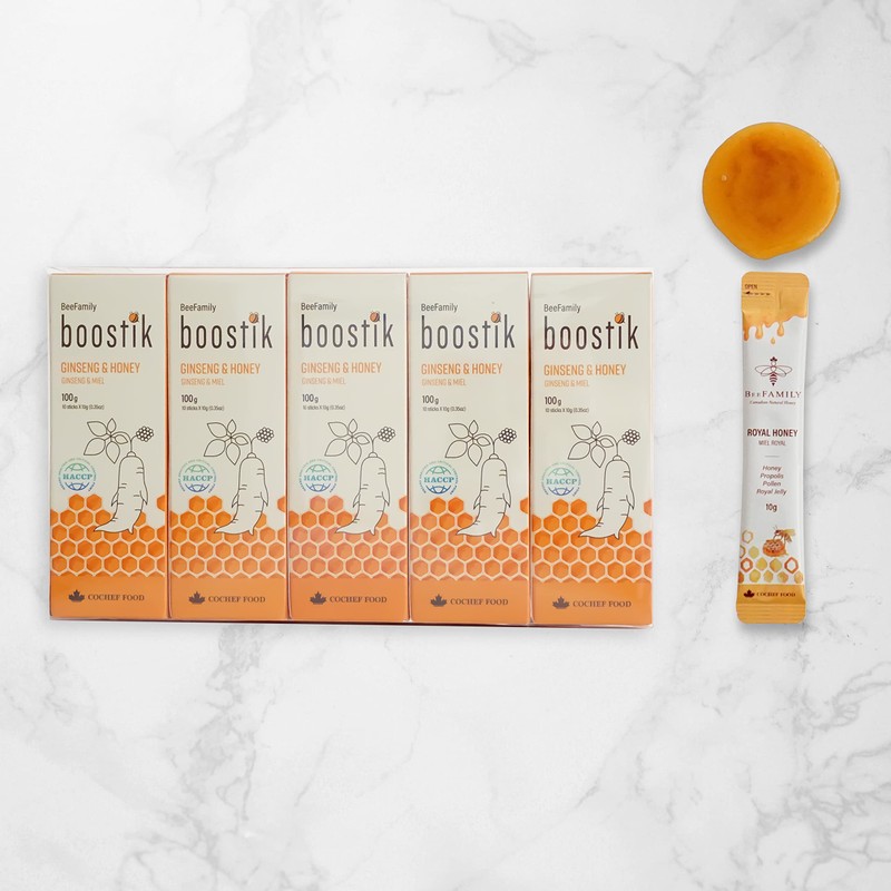 BeeFamily - Ginseng Honey Boostik 500g Multi Pack