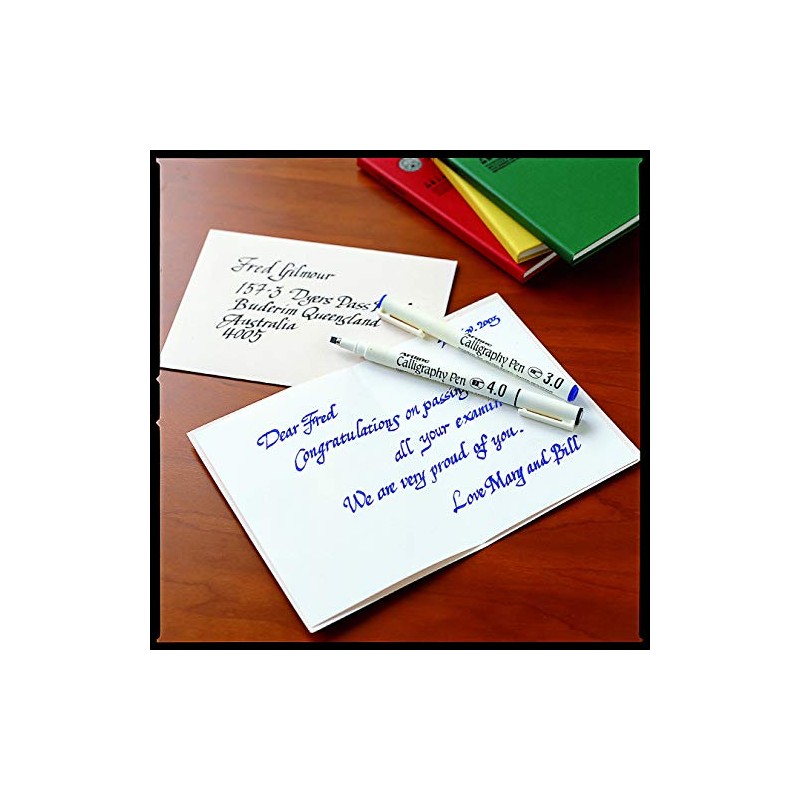 Artline Calligraphy 4.0mm Pen - Blue