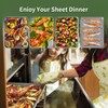 Baking Sheet with Wire Rack Set: 3 Baking Pans +