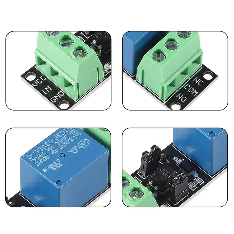 GERUI Pack of 8 3V Single Circuit Relay Isolation Drive