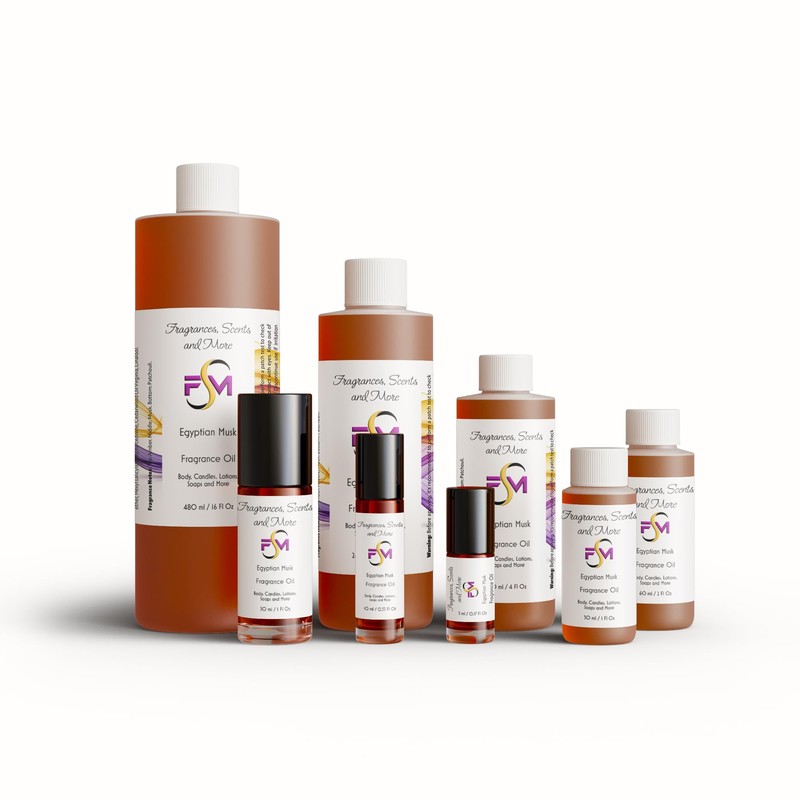 Egyptian Musk Fragrance Oil - 8 Fl Oz Plastic Bottle