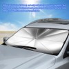 Car Sun Protection Front Screen, Parasol Car with Adjustable, Car