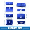 A ABSOPRO Gear Shift Panel Electronic Handbrake Button Cover Trim