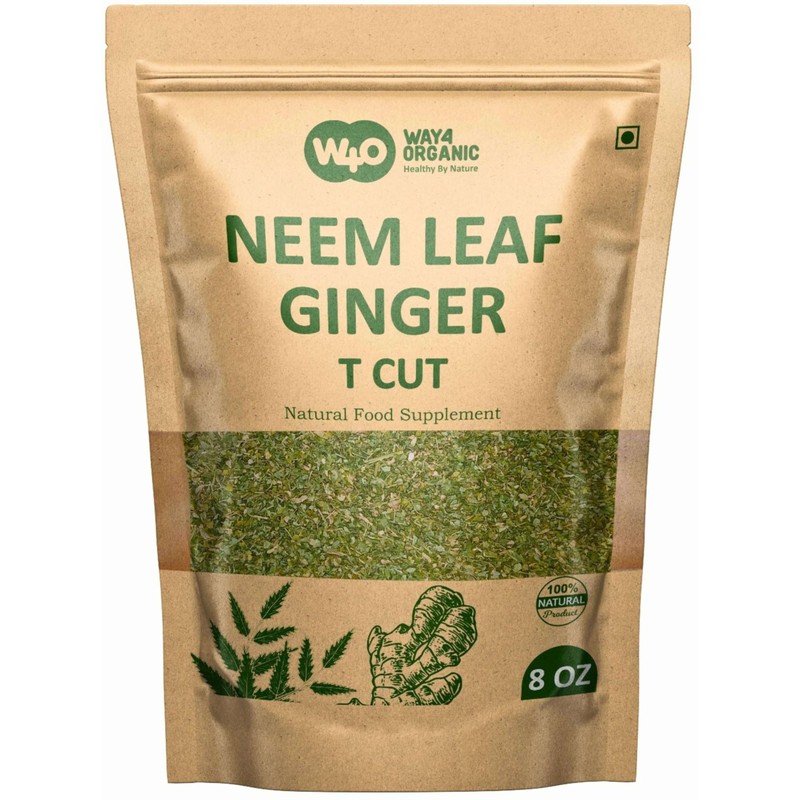 Neem Leaves Tea with Ginger 8 oz, Boost Immunity, Aid